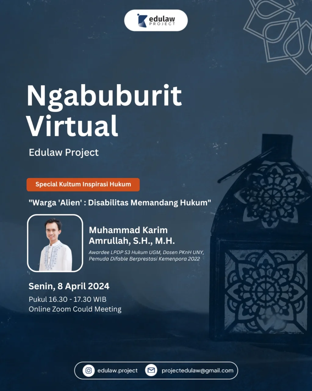 Ngabuburit Virtual: Warga ‘Alien’: Disabilitas Memandang Hukum