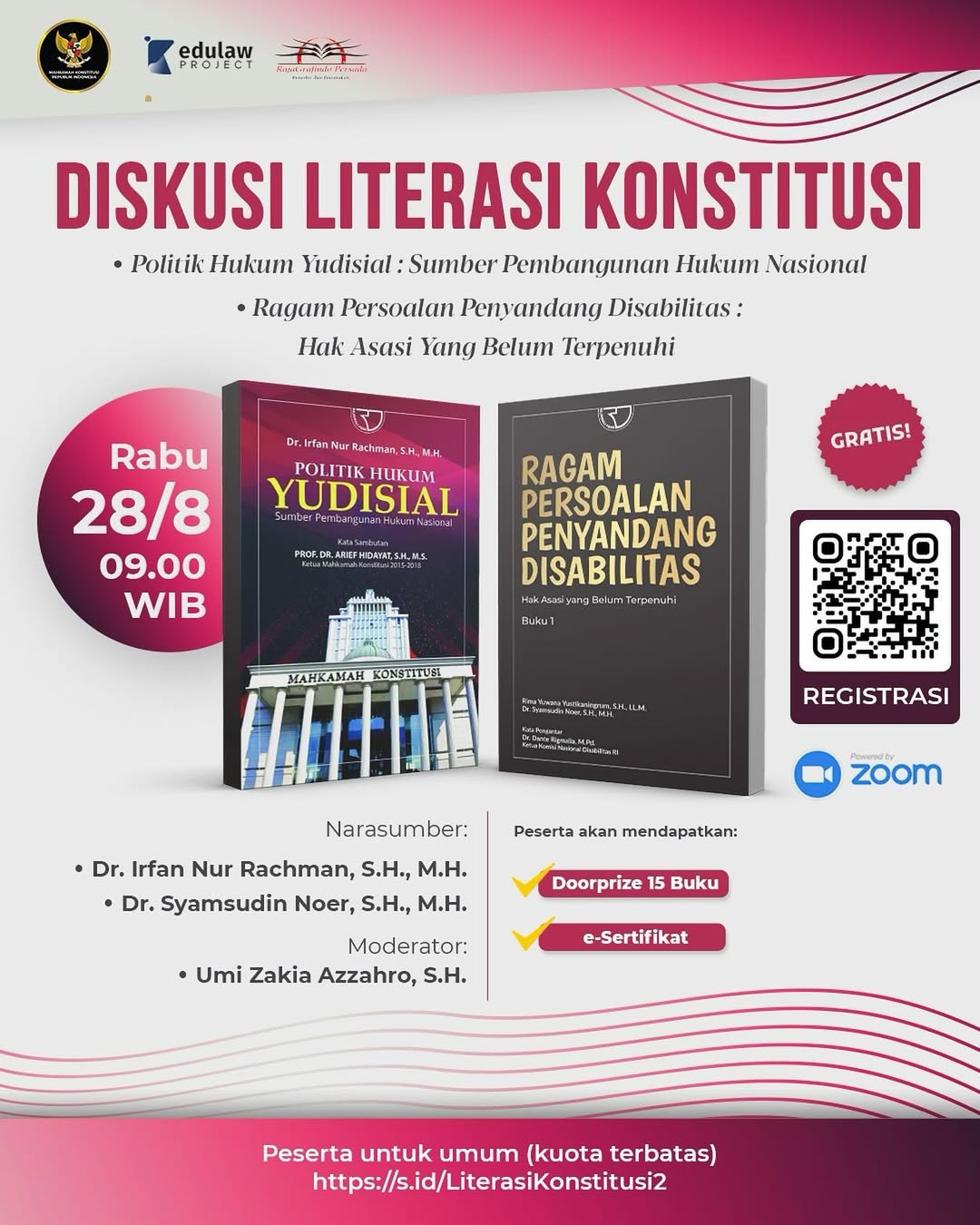 Diskusi Literasi Konstitusi: Politik Hukum Yudisial dan Ragam Persoalan Penyandang Disabilitas